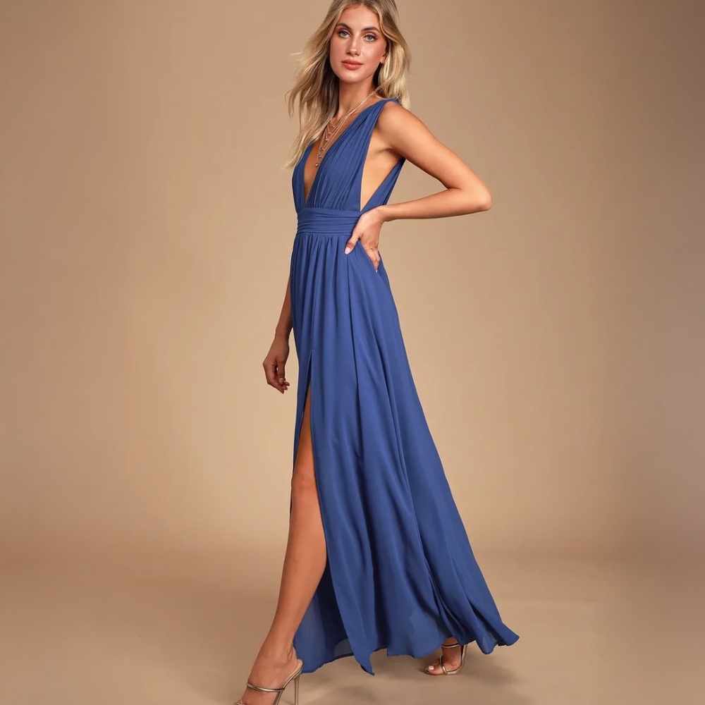 Lulus Blue Maxi Dress